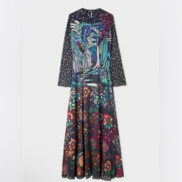 Paul Smith Dresses & Skirts - Paul Smith AW18 Runway Celestial Landscape Print Maxi Dress IT42 US6 $995
